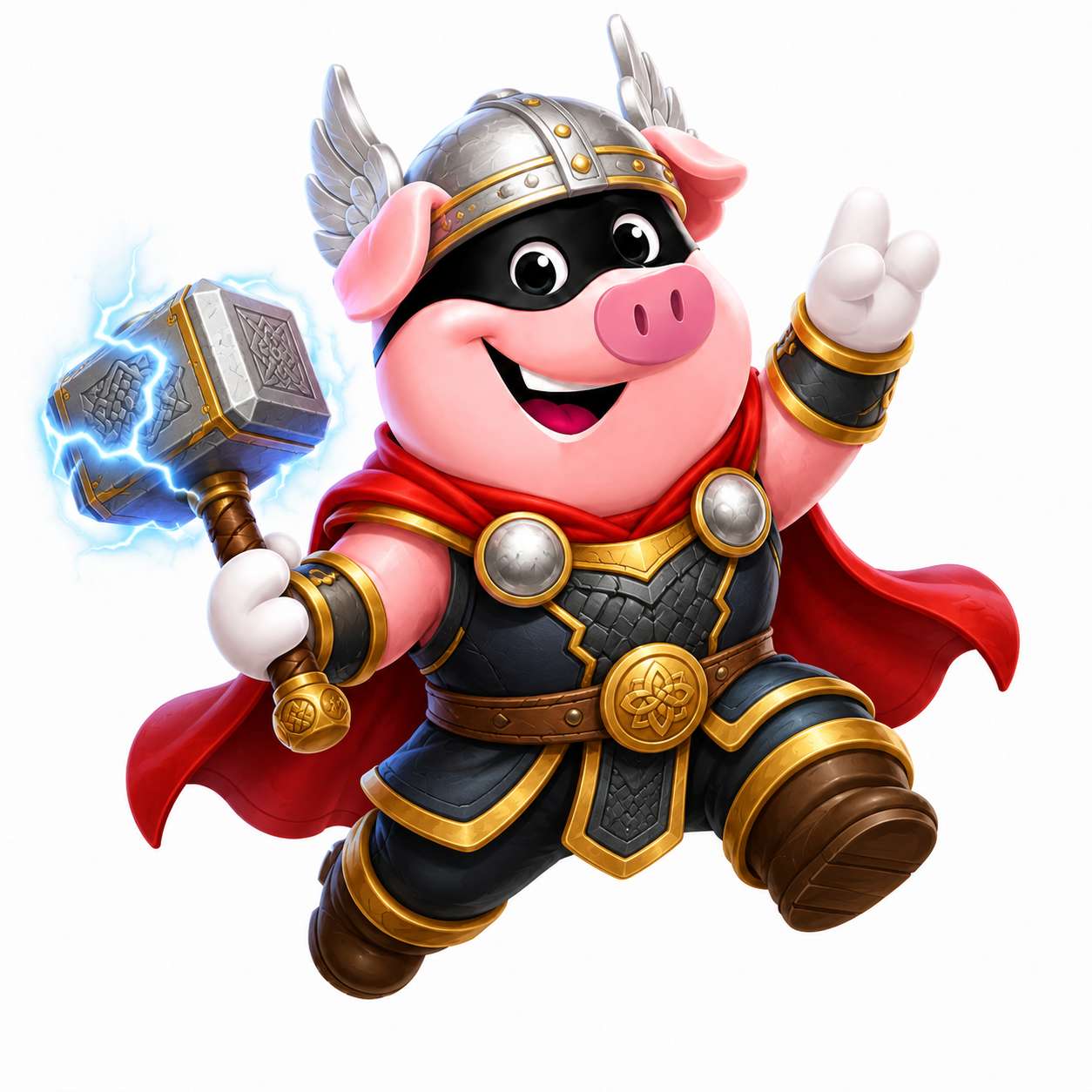 Mr.Piggy 雷霆神力 Slot 提案模擬預覽